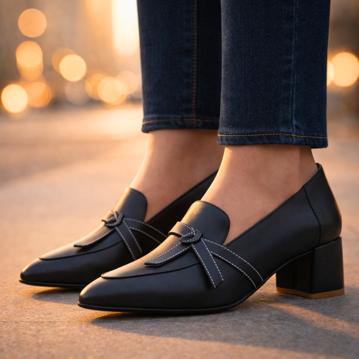 Harper Lane Silk Loop Loafers