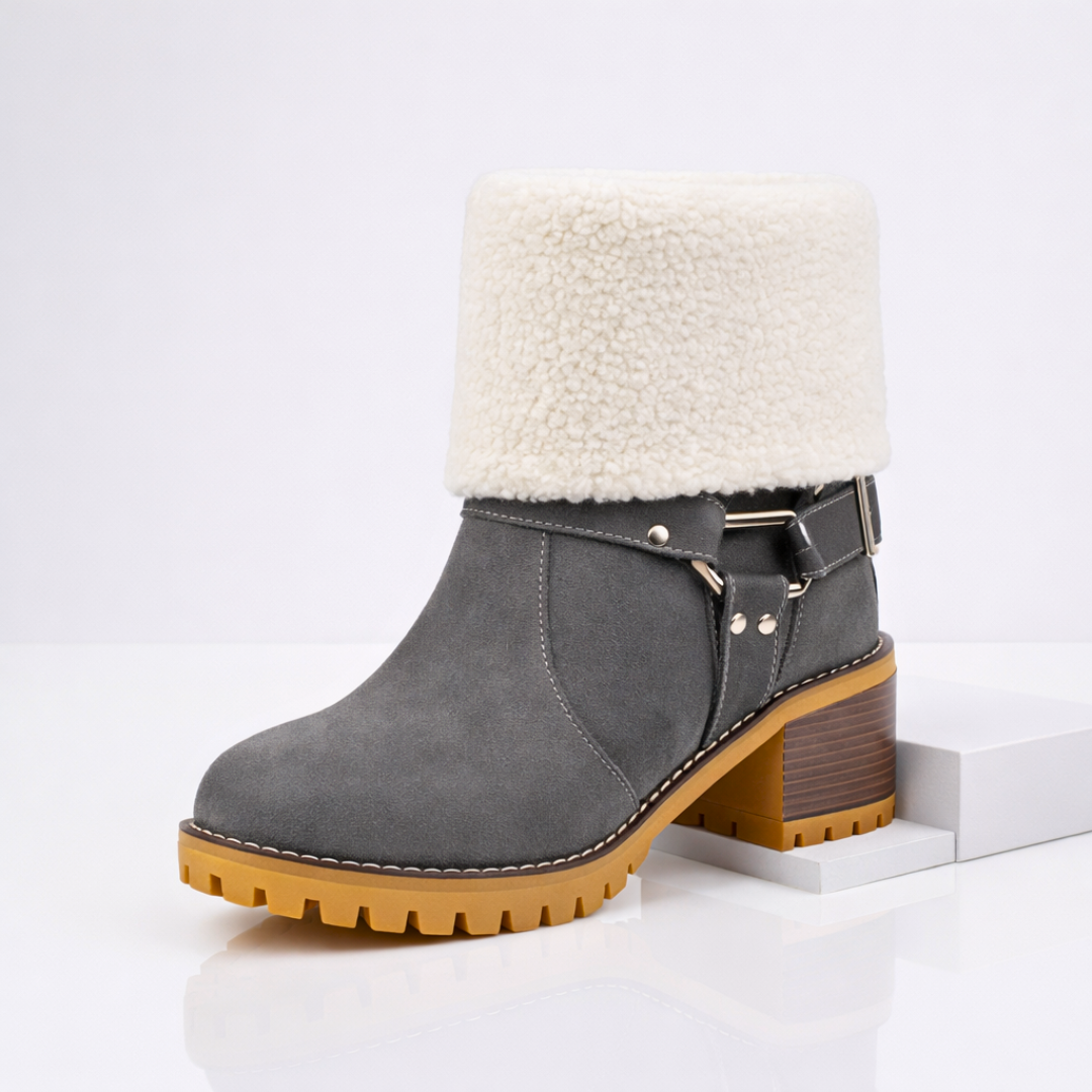 Harper Lane Suede Sherpa Boots