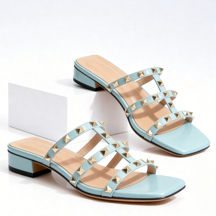 Odette Studded Sandal — close-up detail