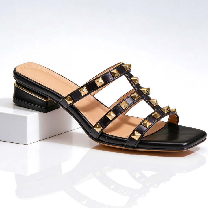 Odette Studded Sandal — front view