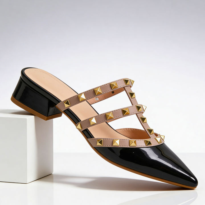 Odette Studded Mule — side view