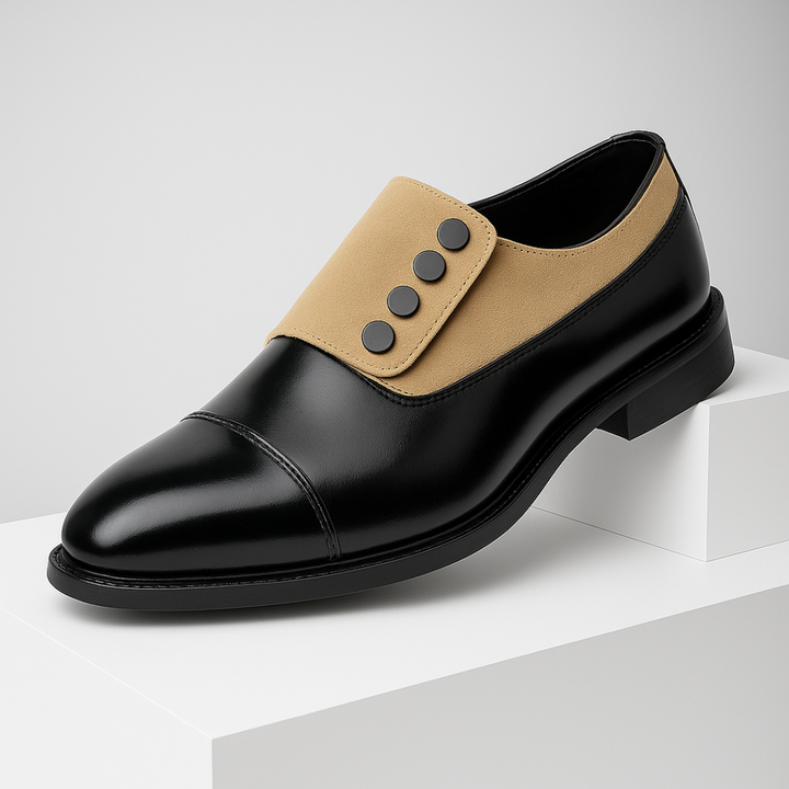 Corvani Cap-Strap Loafer