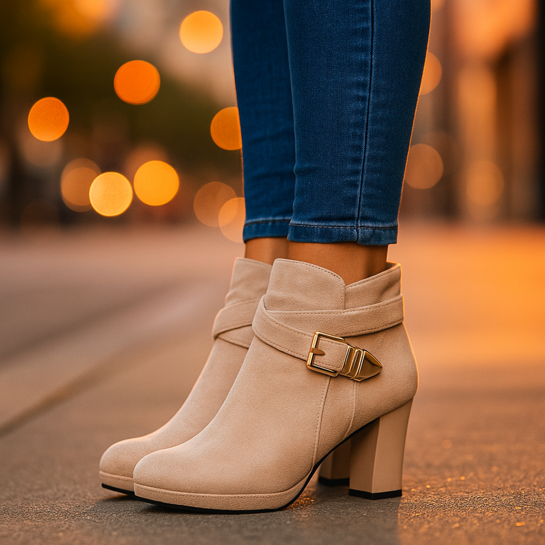 Harper Lane Suede Wrap Boots