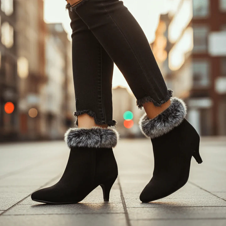 Aurora Bell Fur Boots