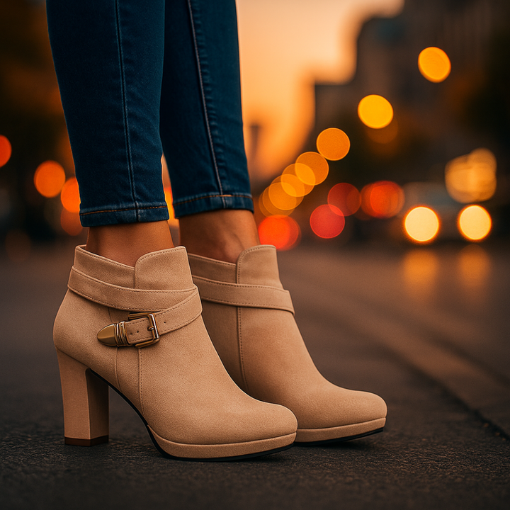 Harper Lane Suede Wrap Boots