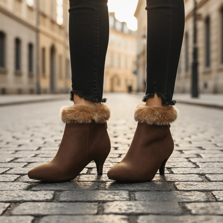 Aurora Bell Fur Boots