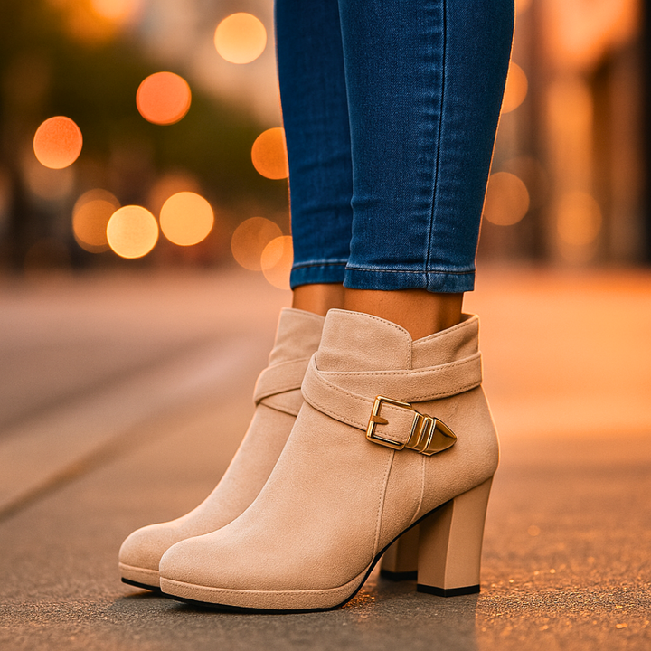Harper Lane Suede Wrap Boots