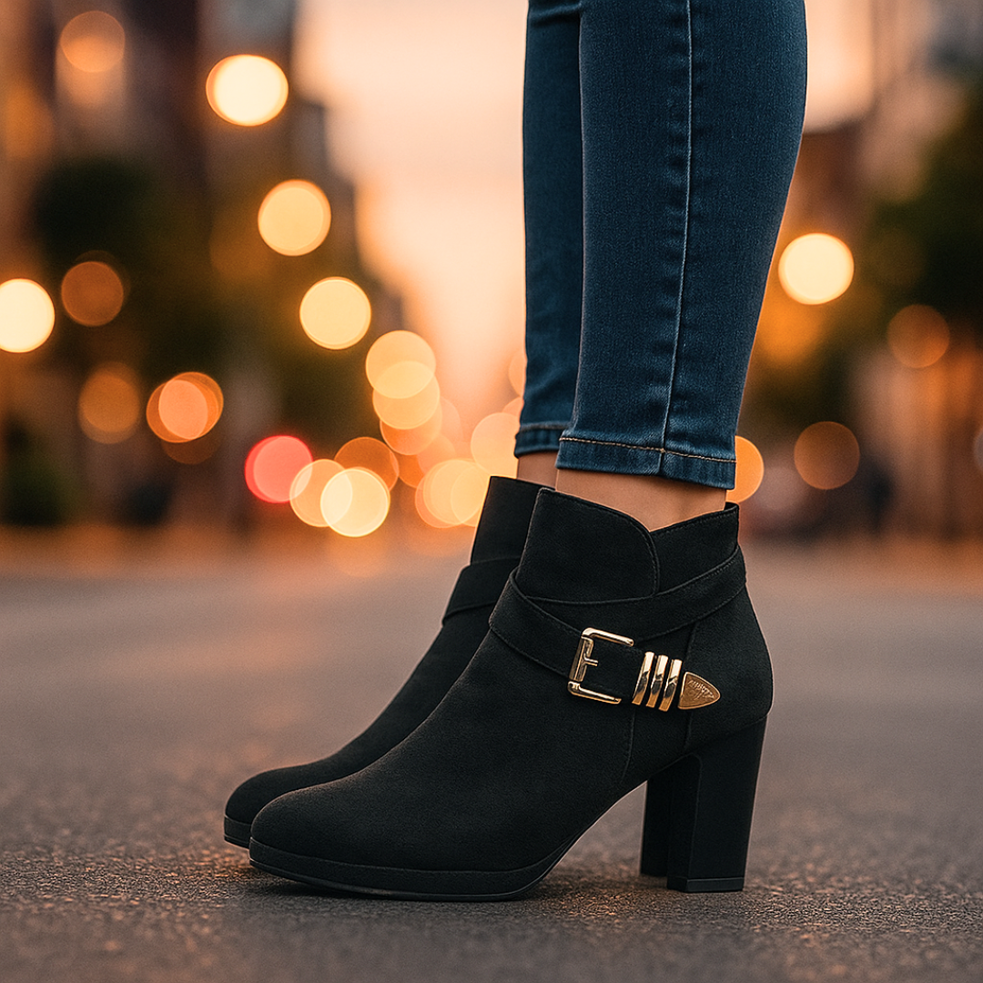 Harper Lane Suede Wrap Boots