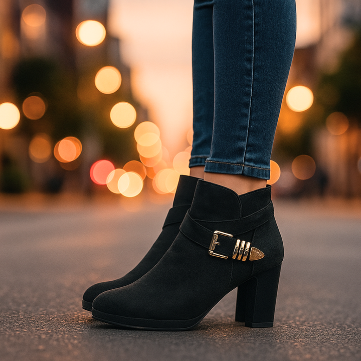 Harper Lane Suede Wrap Boots