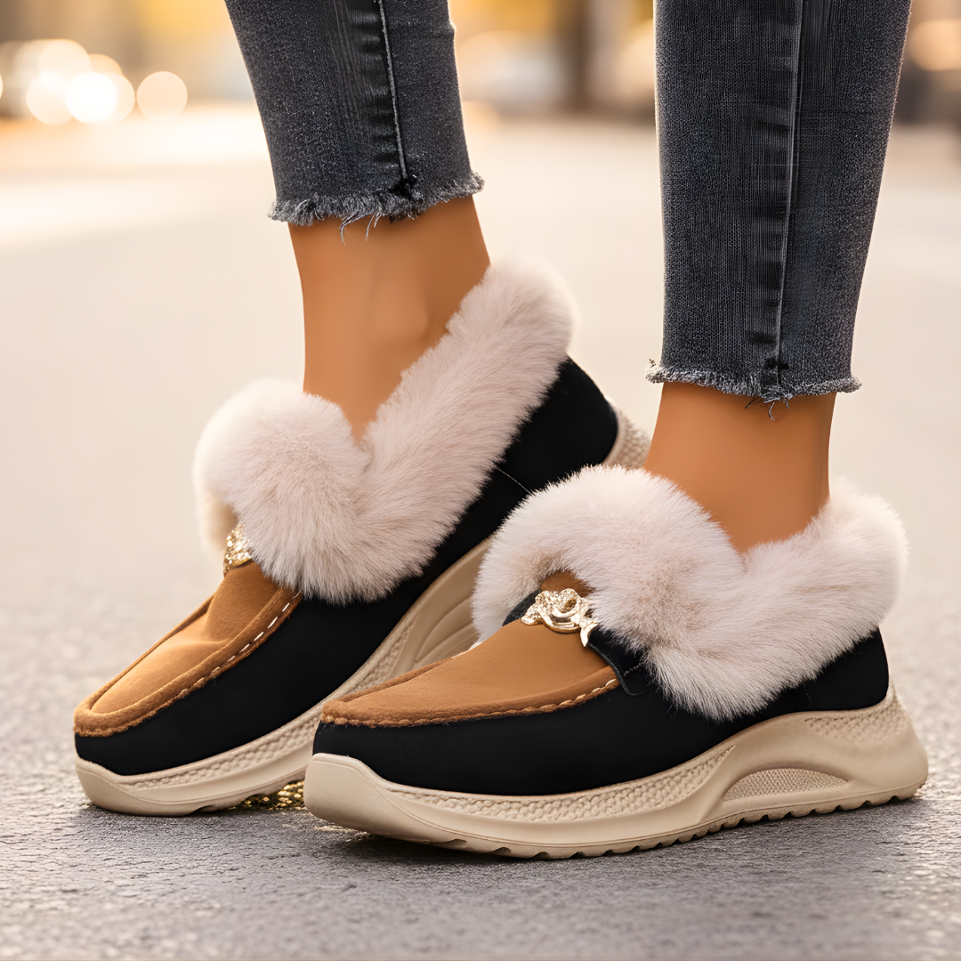 Valeria Lodge Fur Loafers