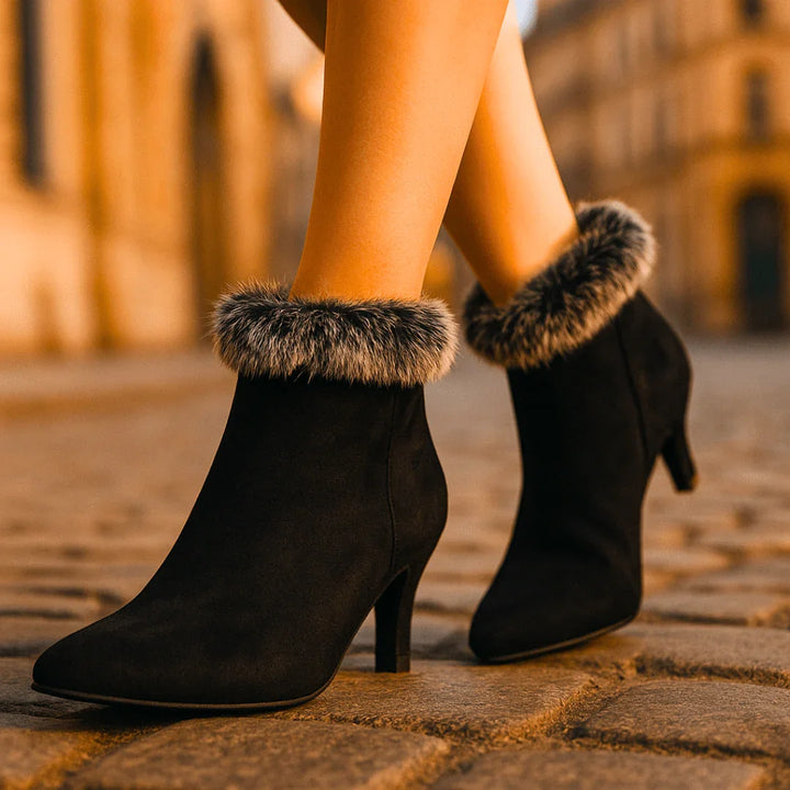 Aurora Bell Fur Boots