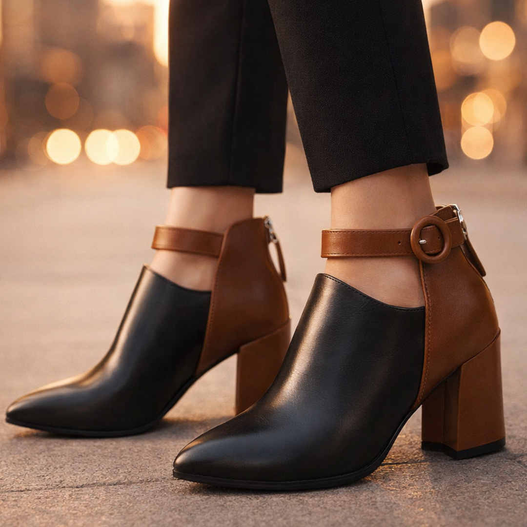 Harper Lane Two Tone Boots