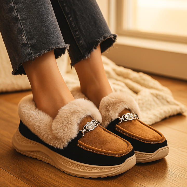Valeria Lodge Fur Loafers