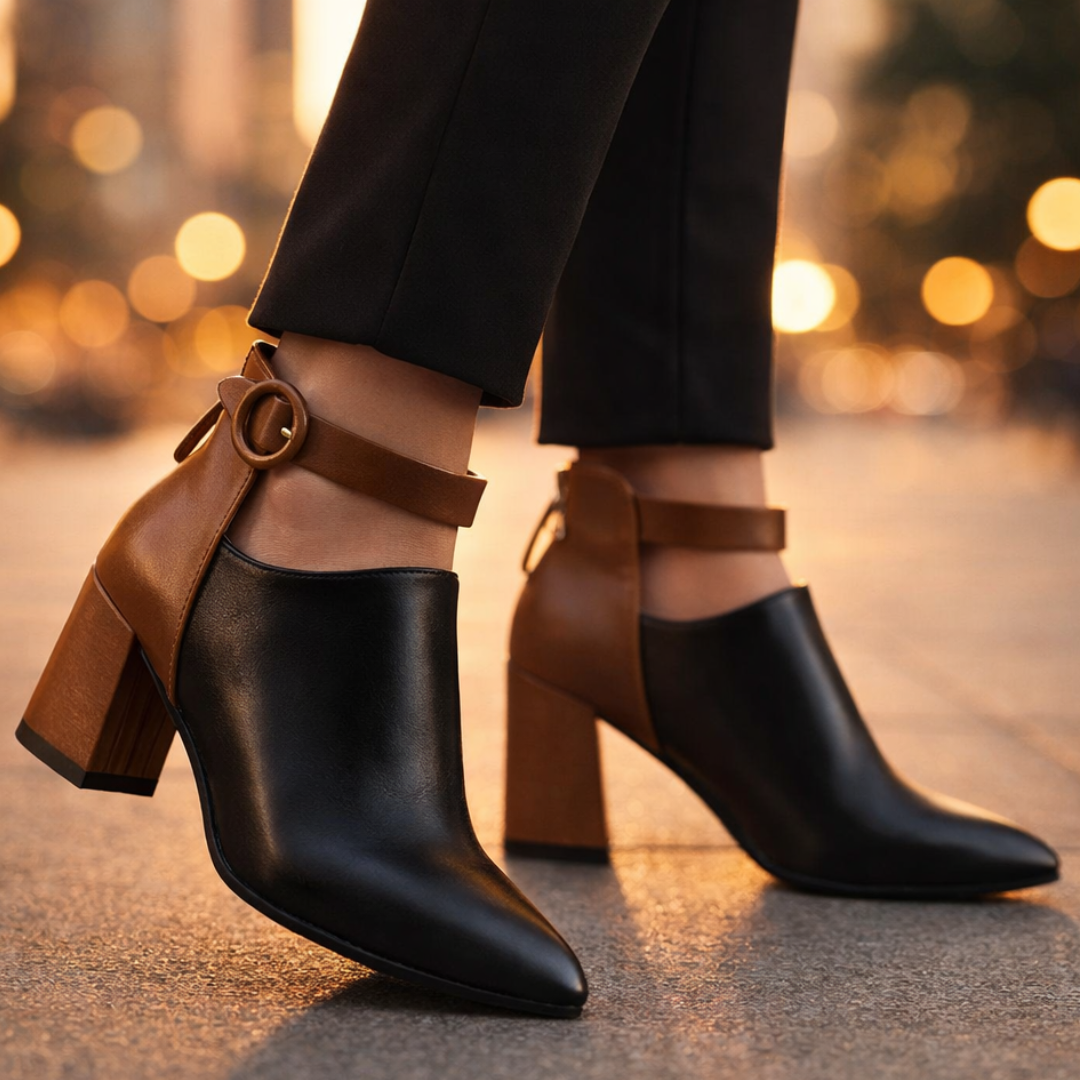 Harper Lane Two Tone Boots