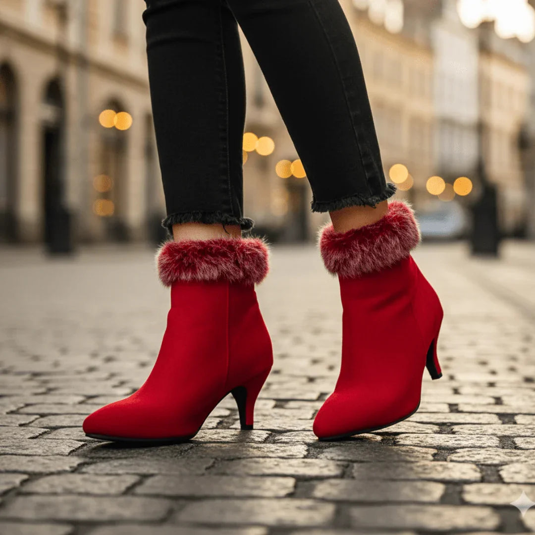 Aurora Bell Fur Boots