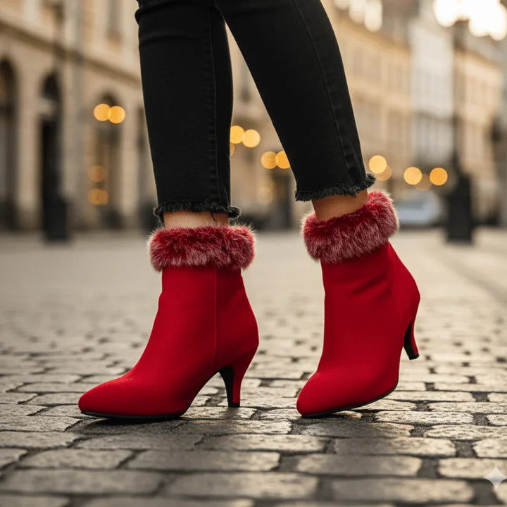 Aurora Bell Fur Boots