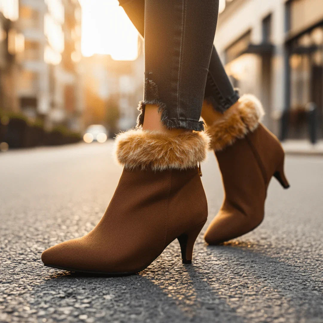Aurora Bell Fur Boots