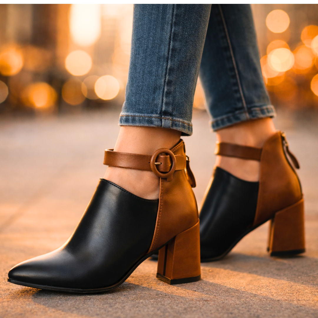 Harper Lane Two Tone Boots