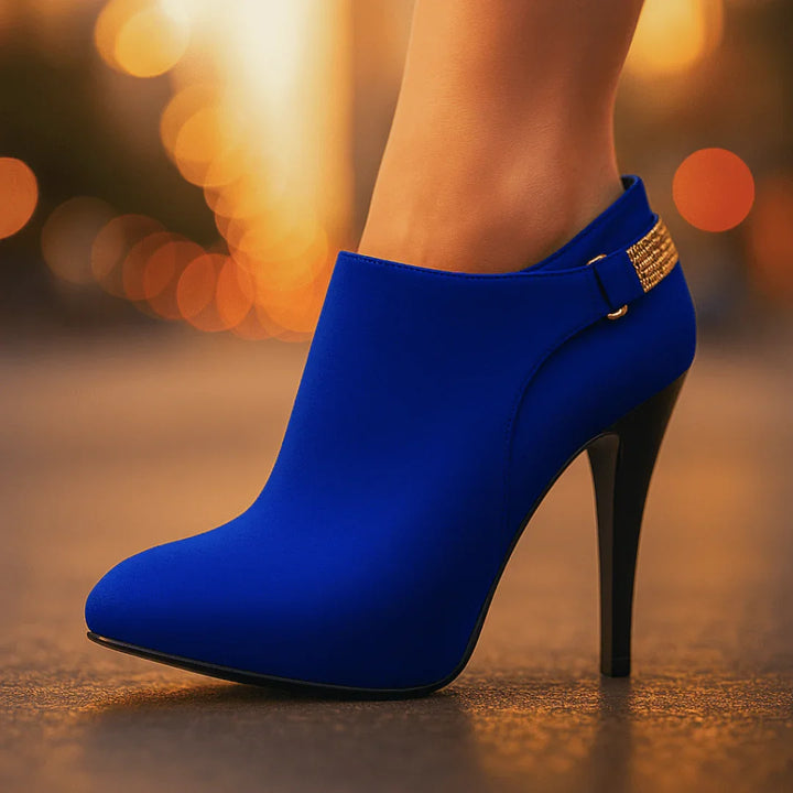 Aurora Bell Velvet Boots