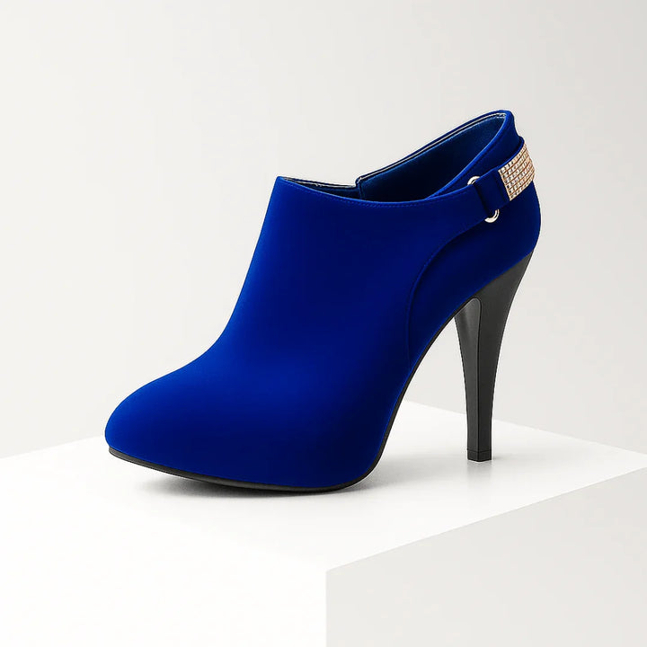 Aurora Bell Velvet Boots