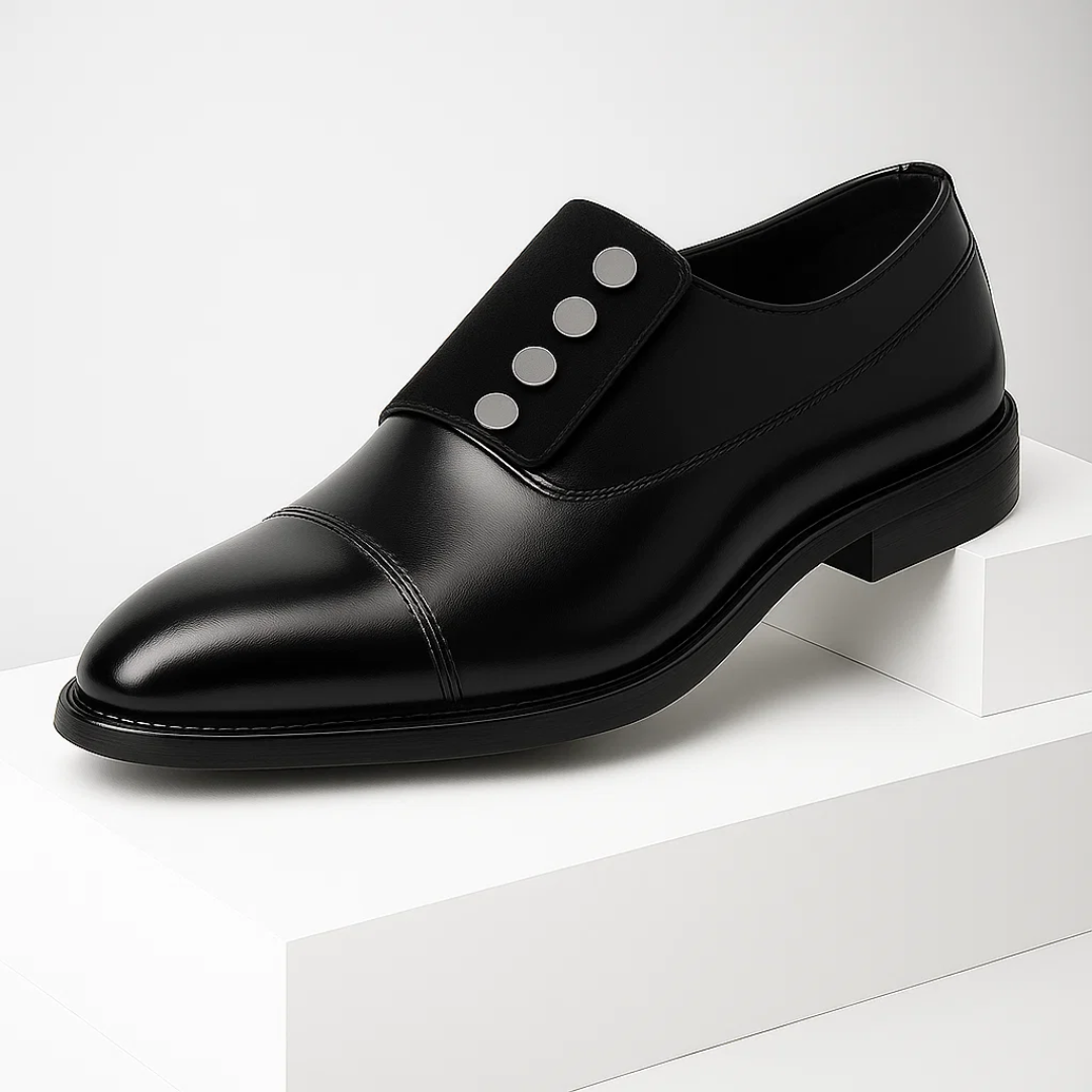 Corvani Cap-Strap Loafer