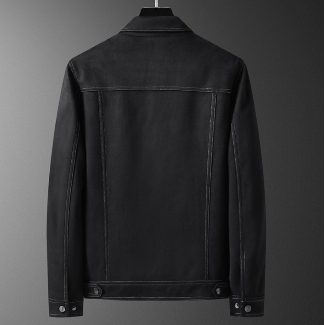 The Regent Suede Trucker