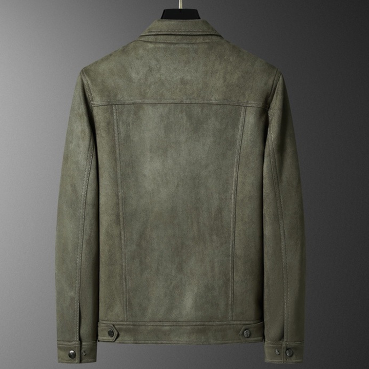 The Regent Suede Trucker