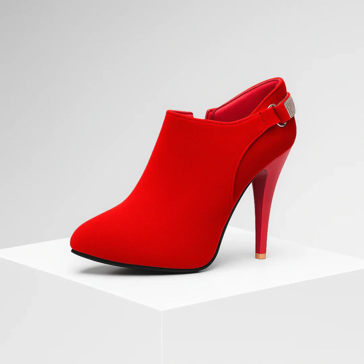 Aurora Bell Velvet Boots