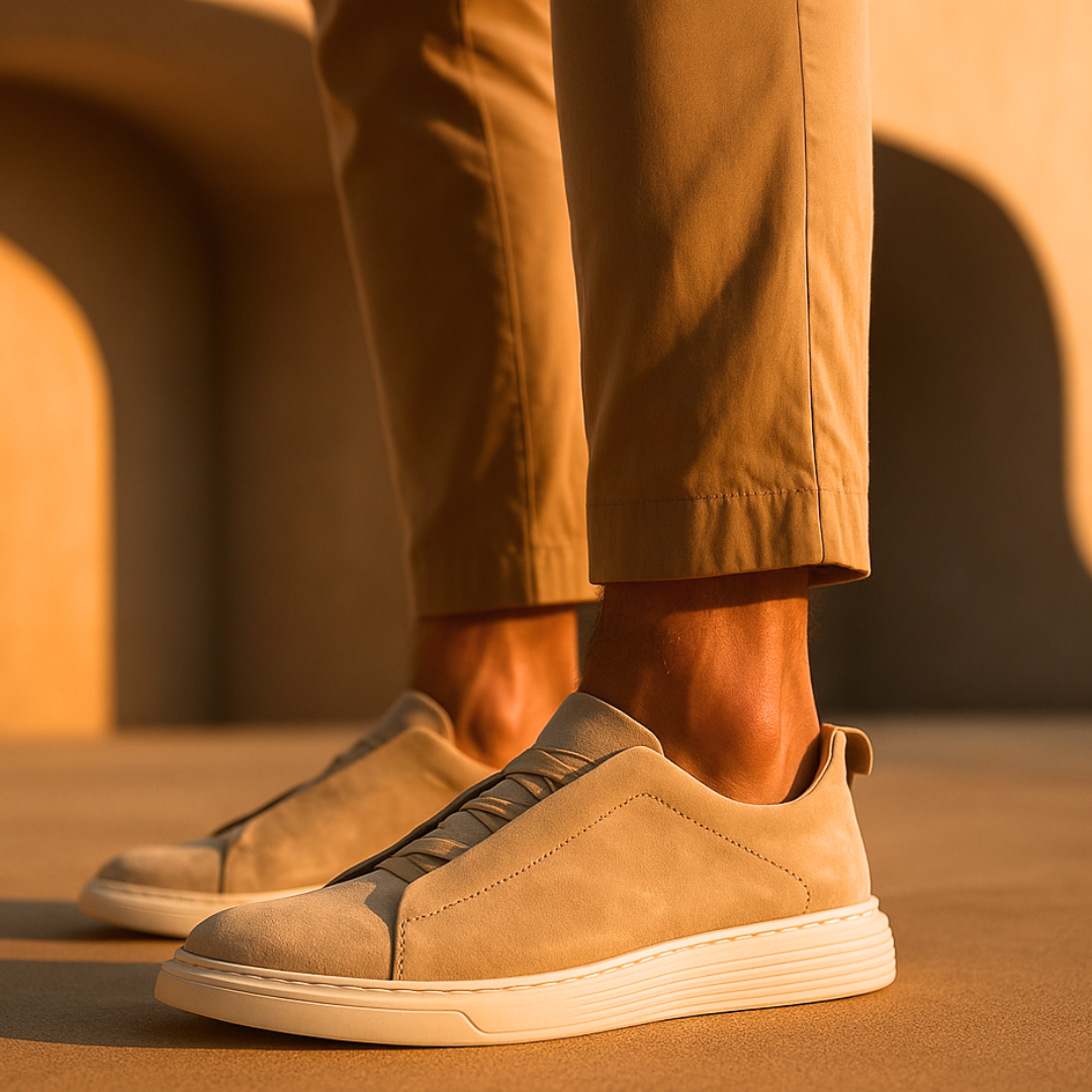 Hampton Lane Casual Suede Sneakers