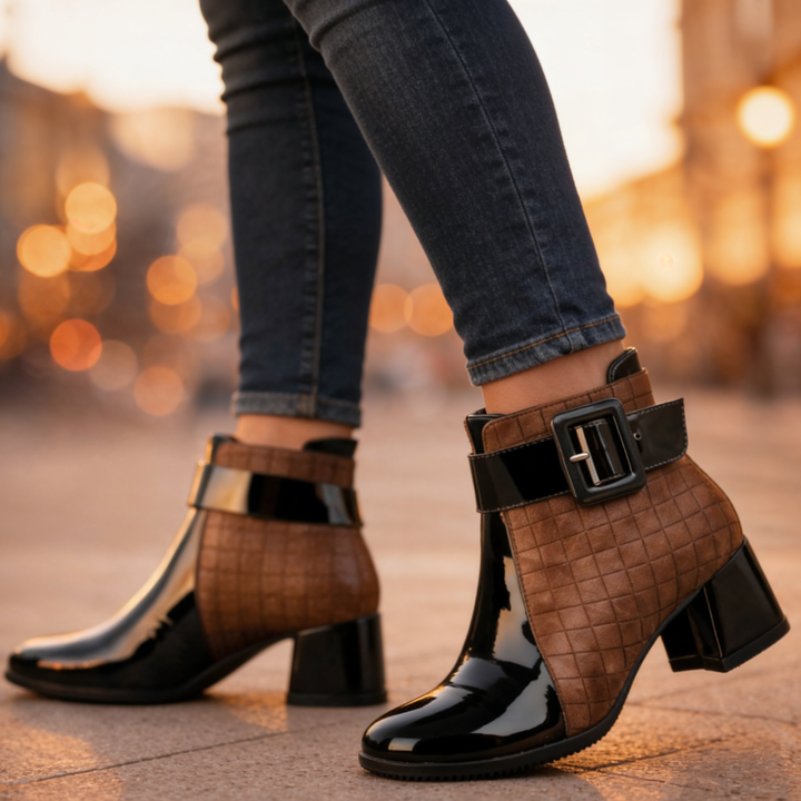 Harper Lane Leather Ankle Boots