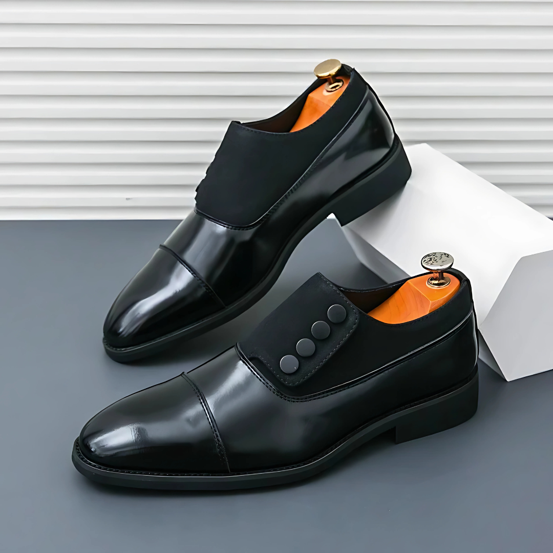 Corvani Cap-Strap Loafer