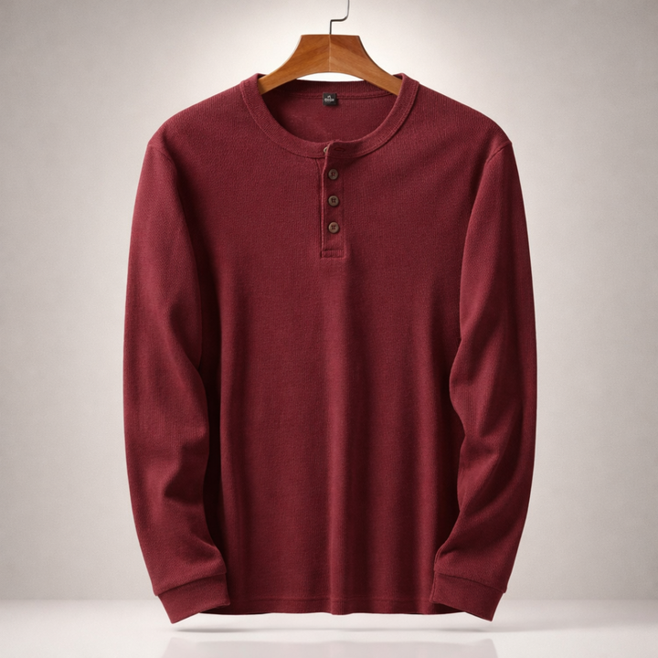Westbrook Waffle Henley — alternate view
