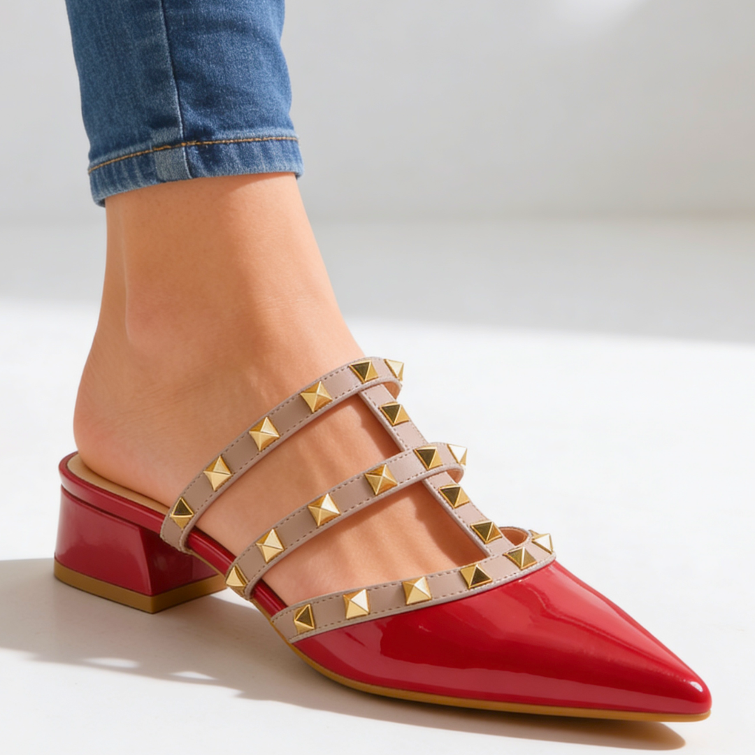 Odette Studded Mule — packaging