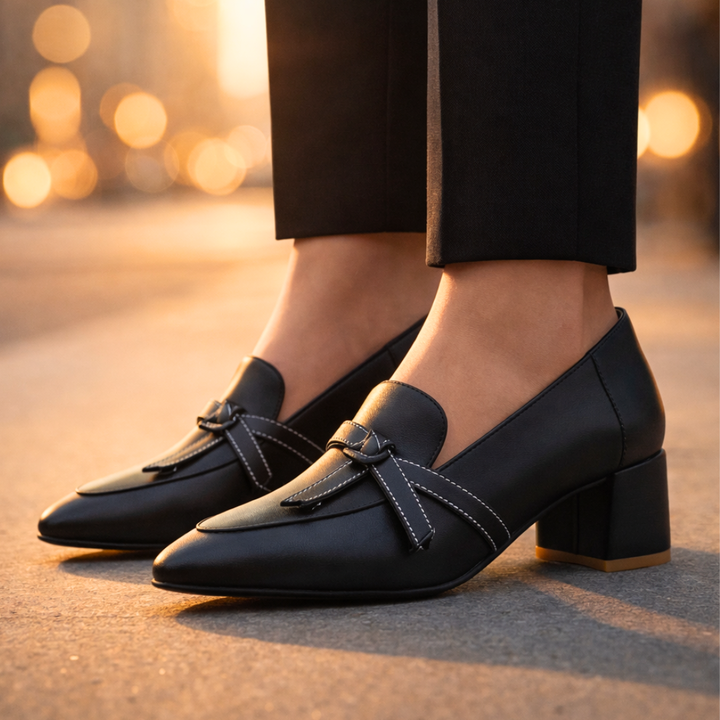 Harper Lane Silk Loop Loafers