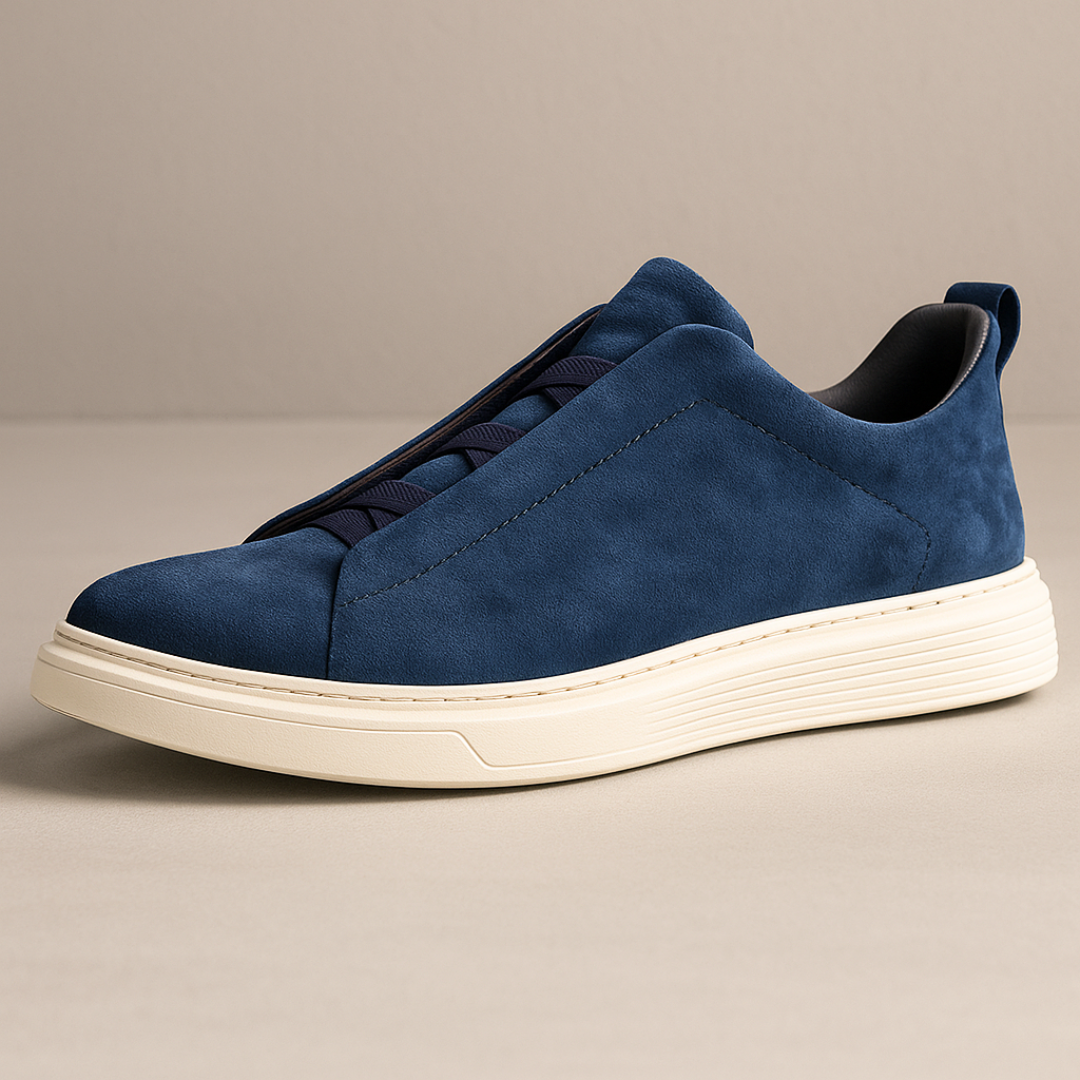 Hampton Lane Casual Suede Sneakers