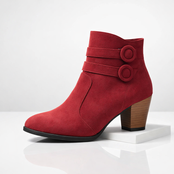 Harper Lane Duet Strap Suede Boots