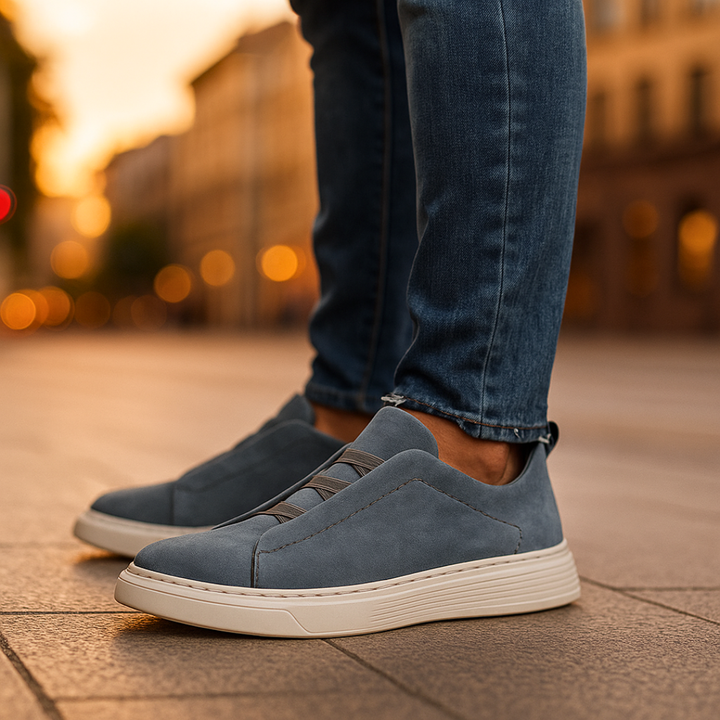 Hampton Lane Casual Suede Sneakers