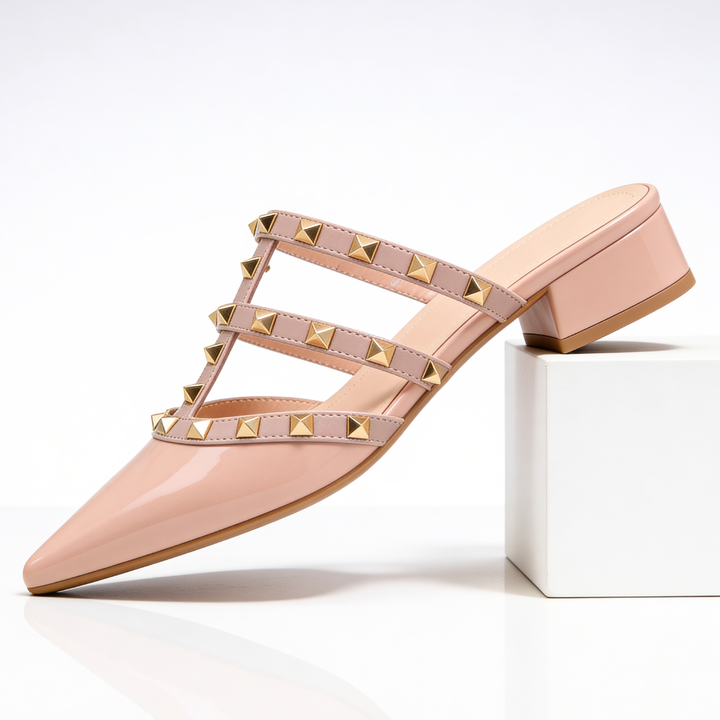Odette Studded Mule — detail view