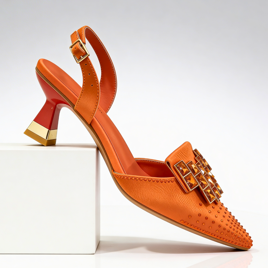 Vivienne Gemstone Kitten Heels