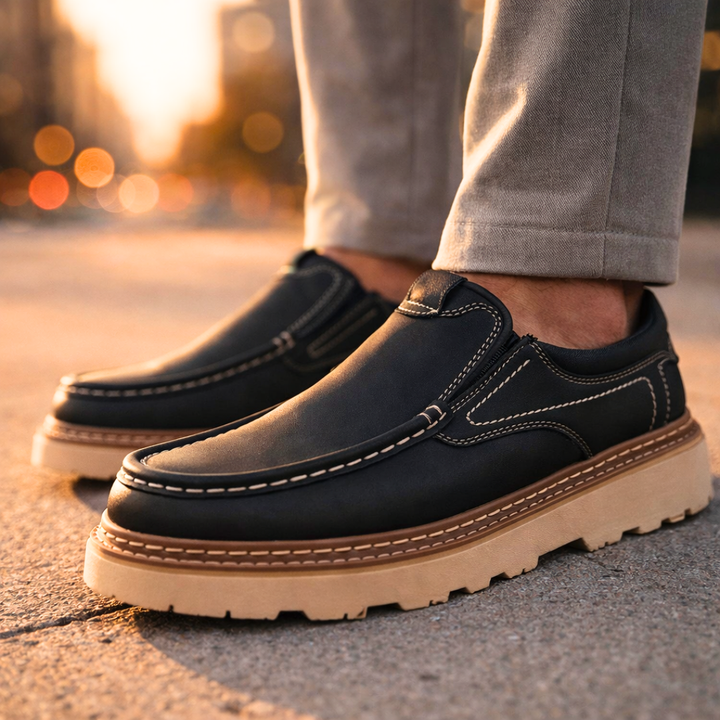 Hampton Lane Leather Loafers