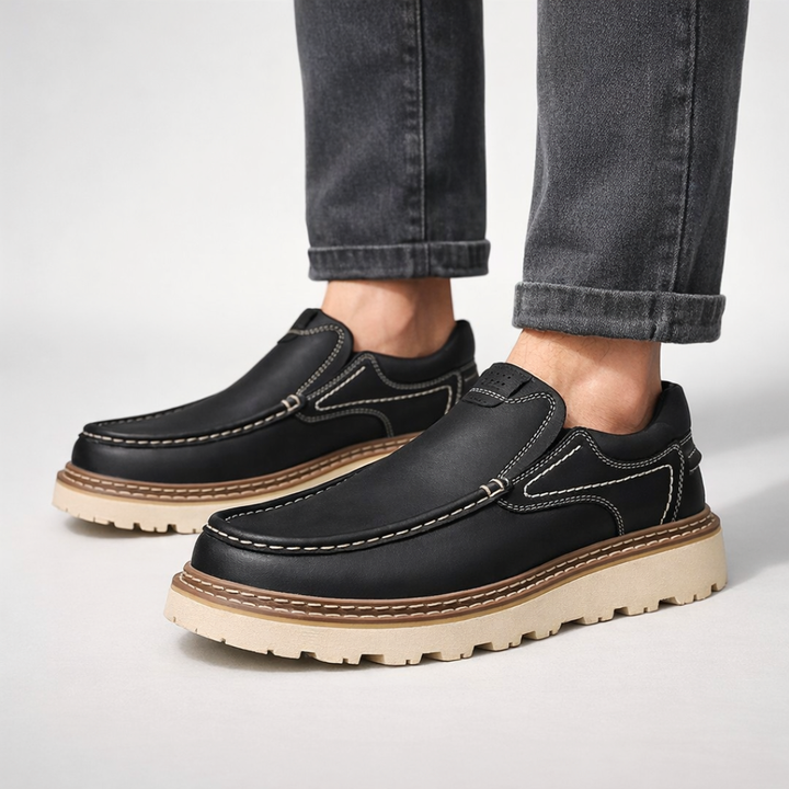 Hampton Lane Leather Loafers