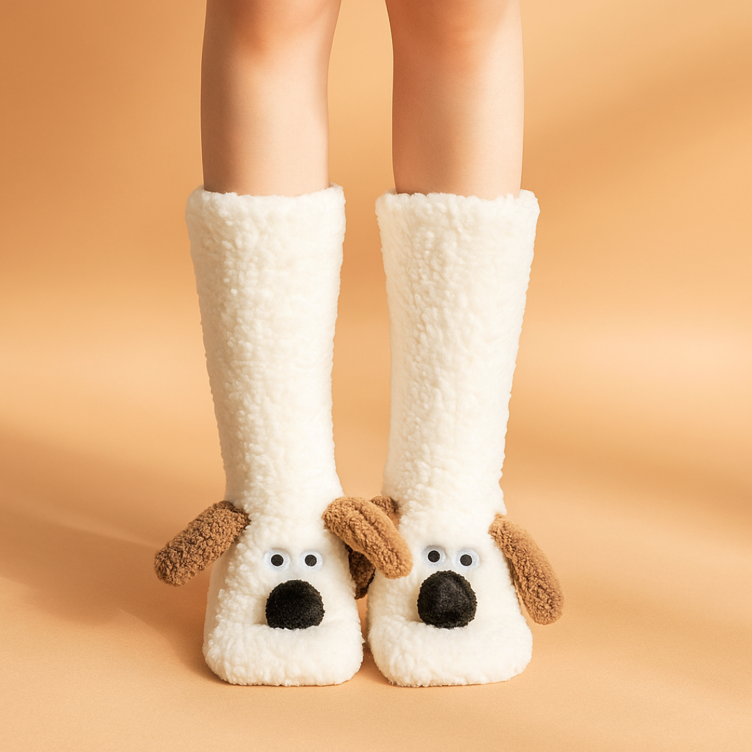 Bark & Snuggle Sherpa Socks