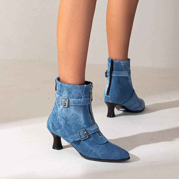 Harper Lane Kitten Zip Boots
