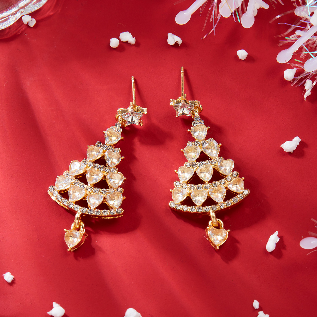 Winter Wishes Tree Drop Earrings