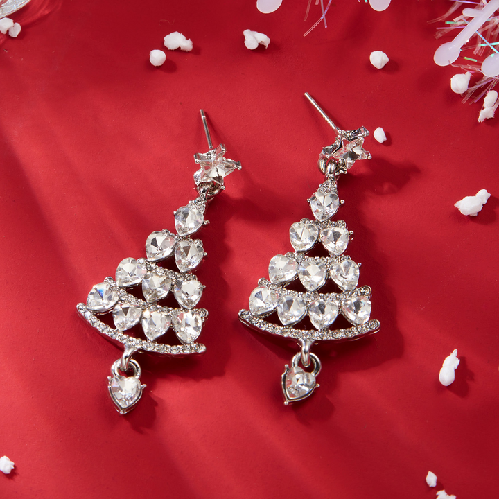 Winter Wishes Tree Drop Earrings