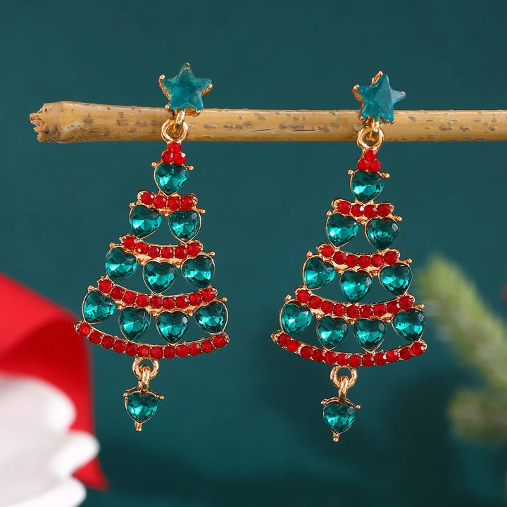 Winter Wishes Tree Drop Earrings