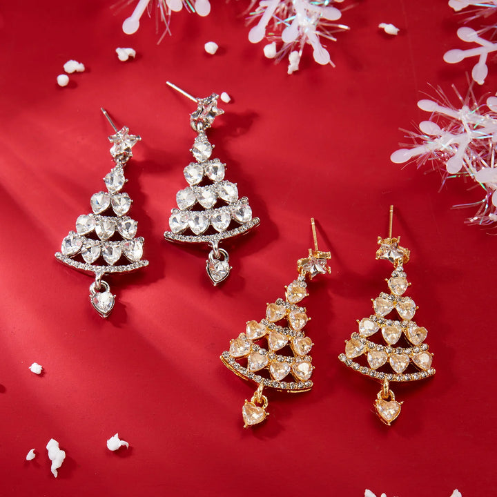 Winter Wishes Tree Drop Earrings