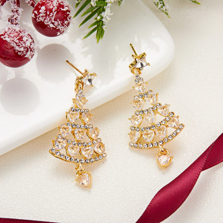 Winter Wishes Tree Drop Earrings
