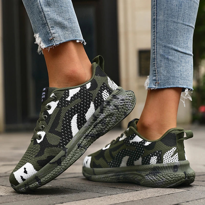 Kaia Trail Camo Sneakers