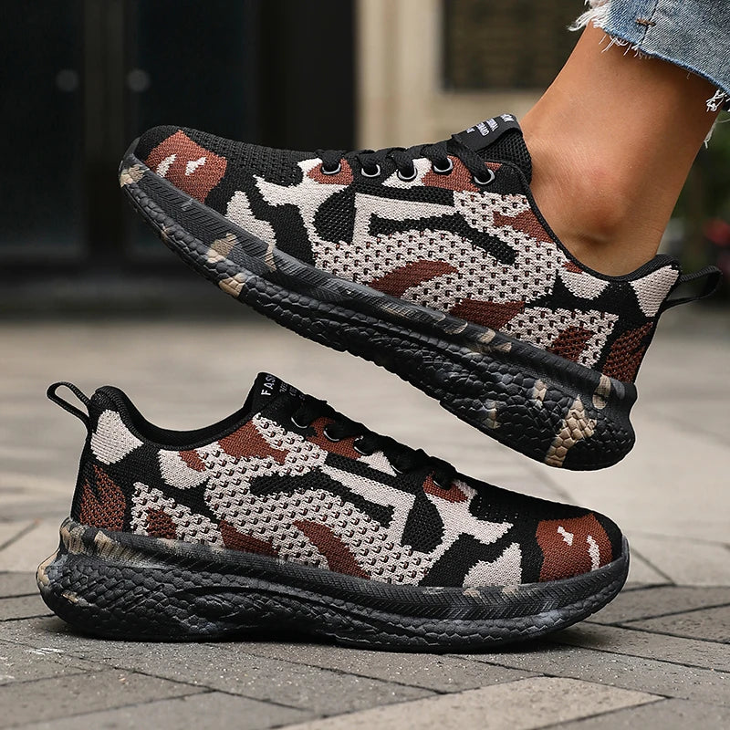 Kaia Trail Camo Sneakers